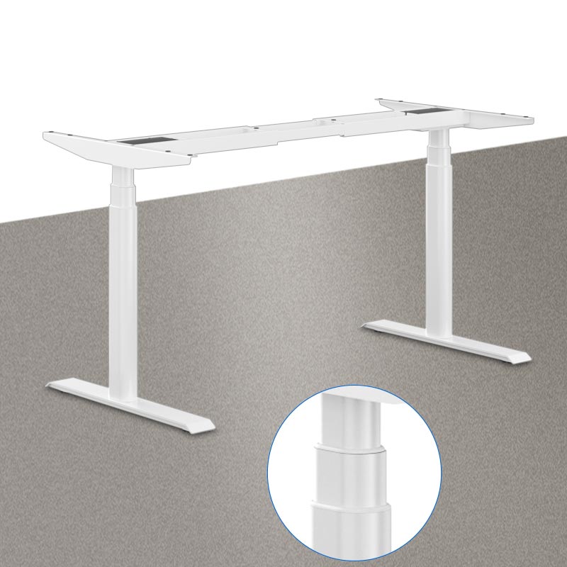 Ovaal Smart Lift-bureauframe